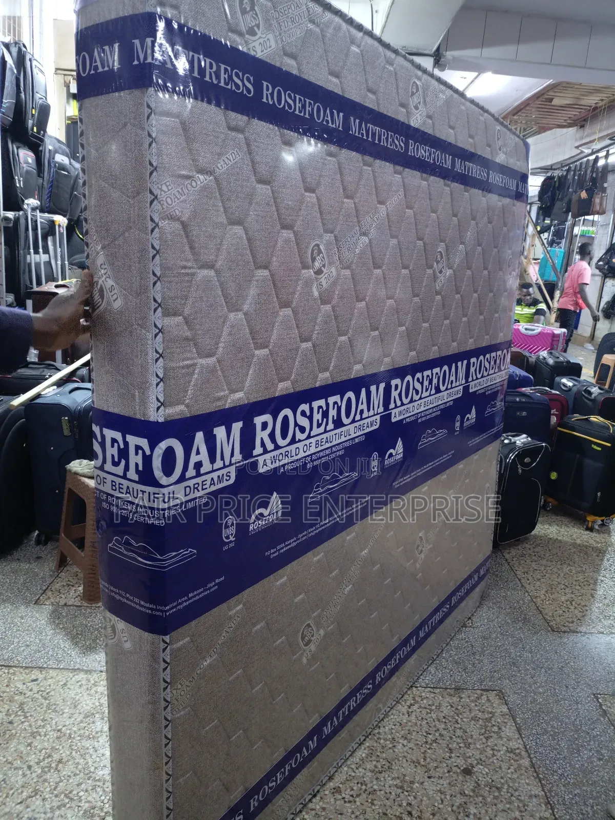 Mattresses High Density 6x6x8 Inches Rosefoam