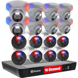16 Channel Color Vu Night Vision CCTV Camera Full Kit Gudjea