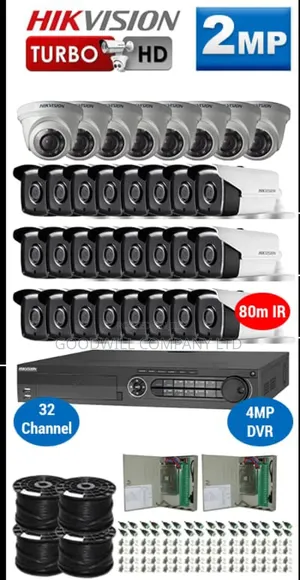 32 Channel CCTV Camera Full Kit Jykyte