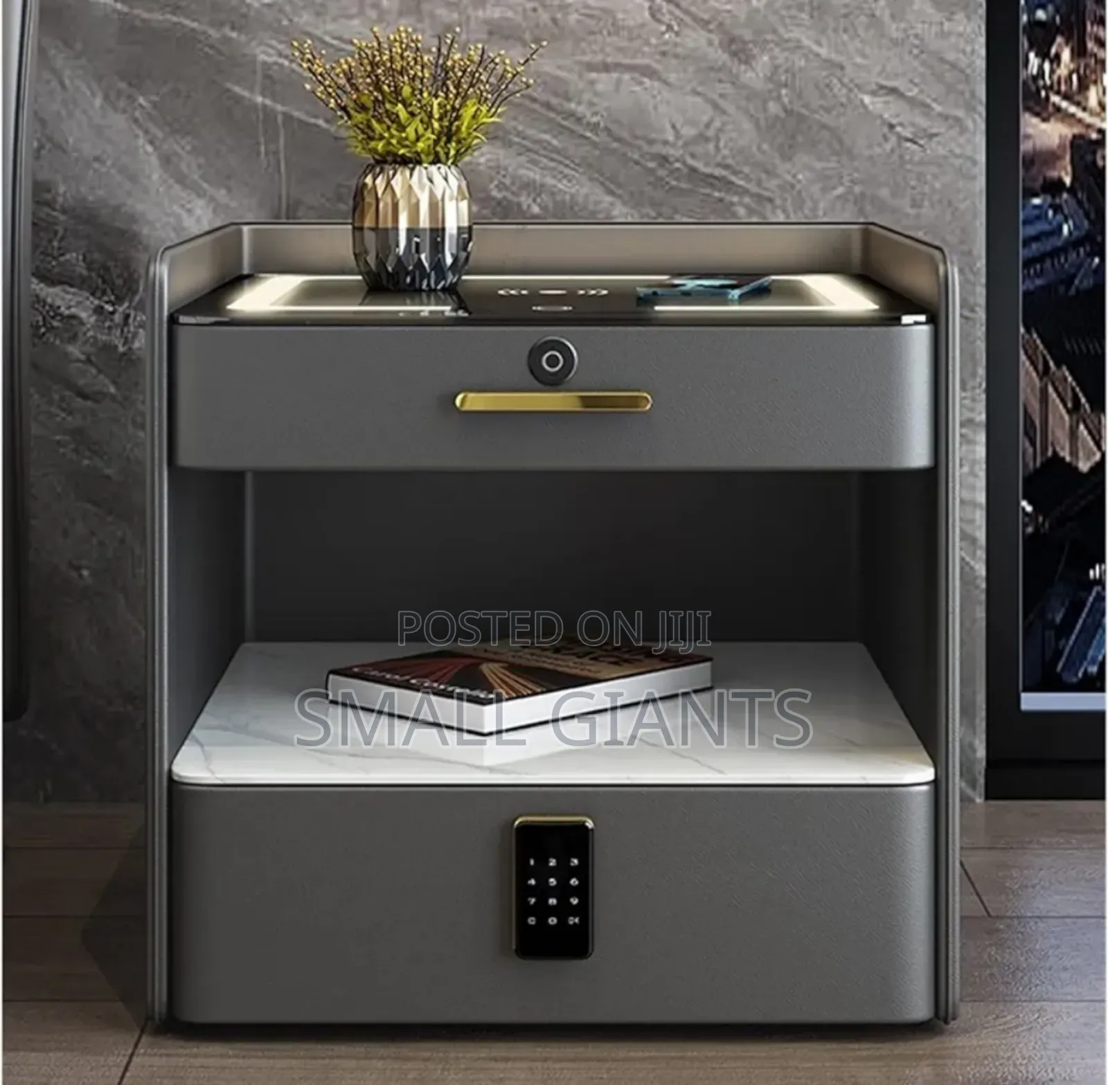 Bedside Cabinet With Combination Lock