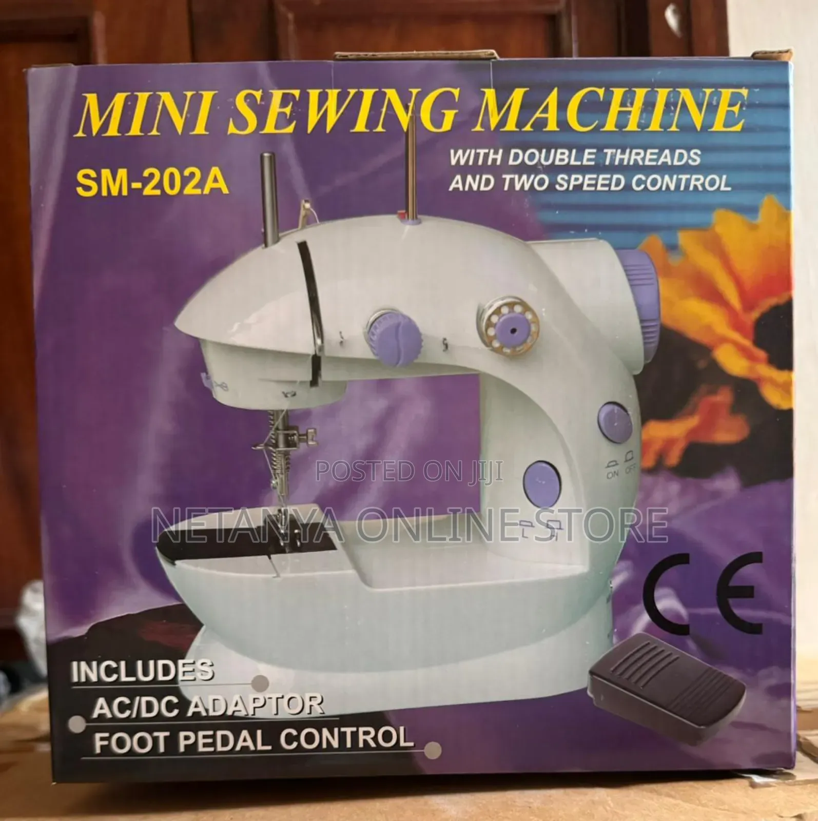 Foot Pedal Control Mini Sewing Machine