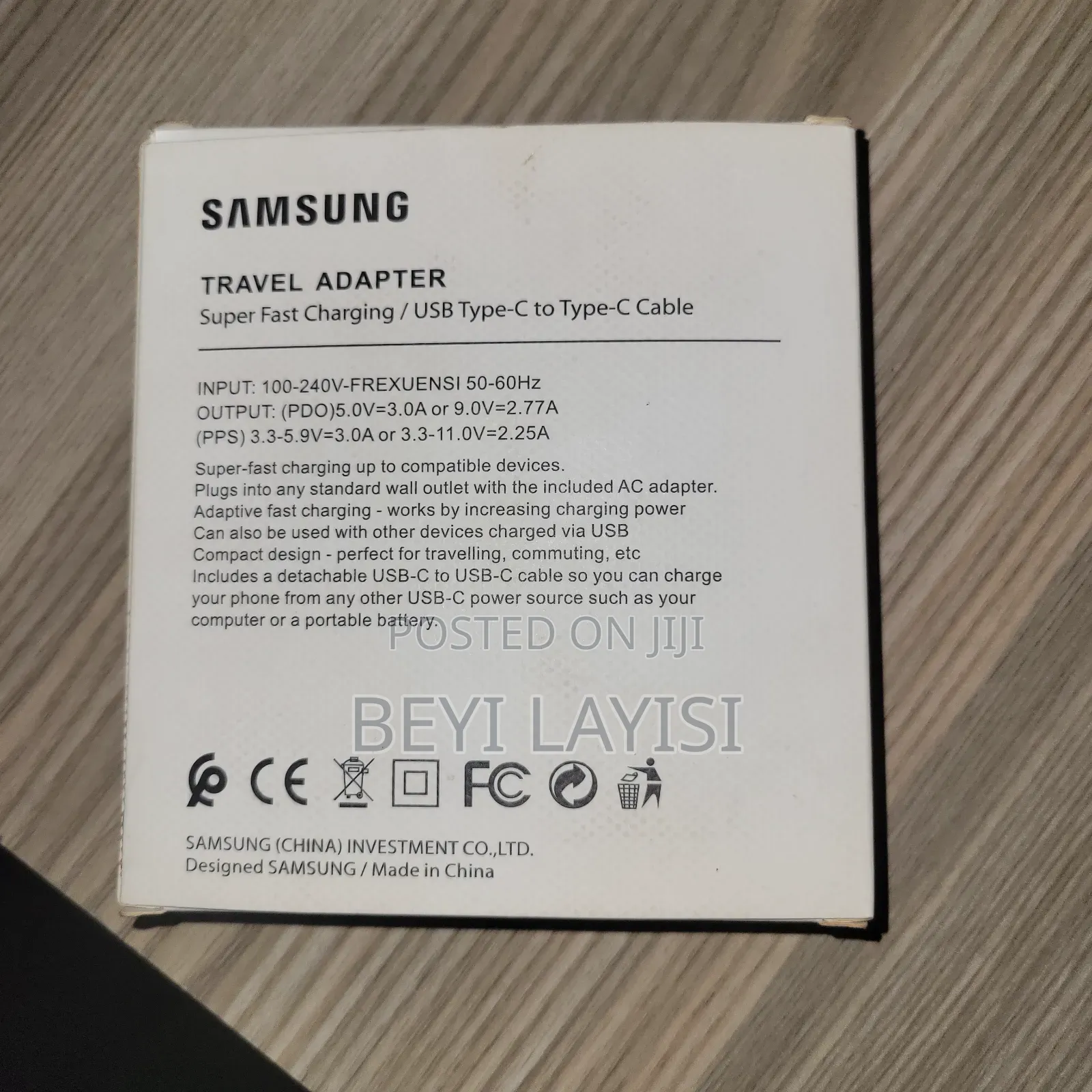 Travel Adapter USB Type C to Type C