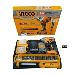 INGCO CIWLI2001 Cordless Lithium-Ion Impact Wrench