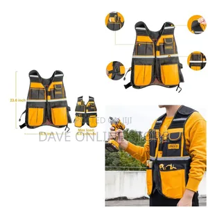INGCO Tool Vest - Orange, Black