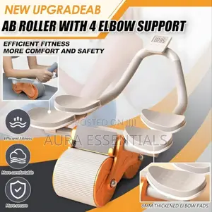 Automatic Rebound Elbow Support Abdominal Exercise Wheel