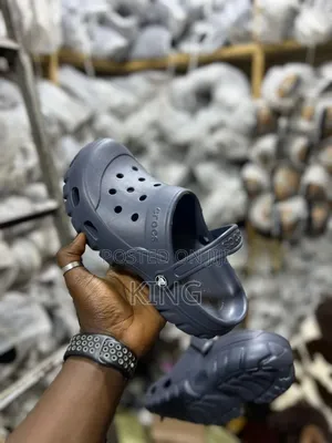 Grey' Crocs