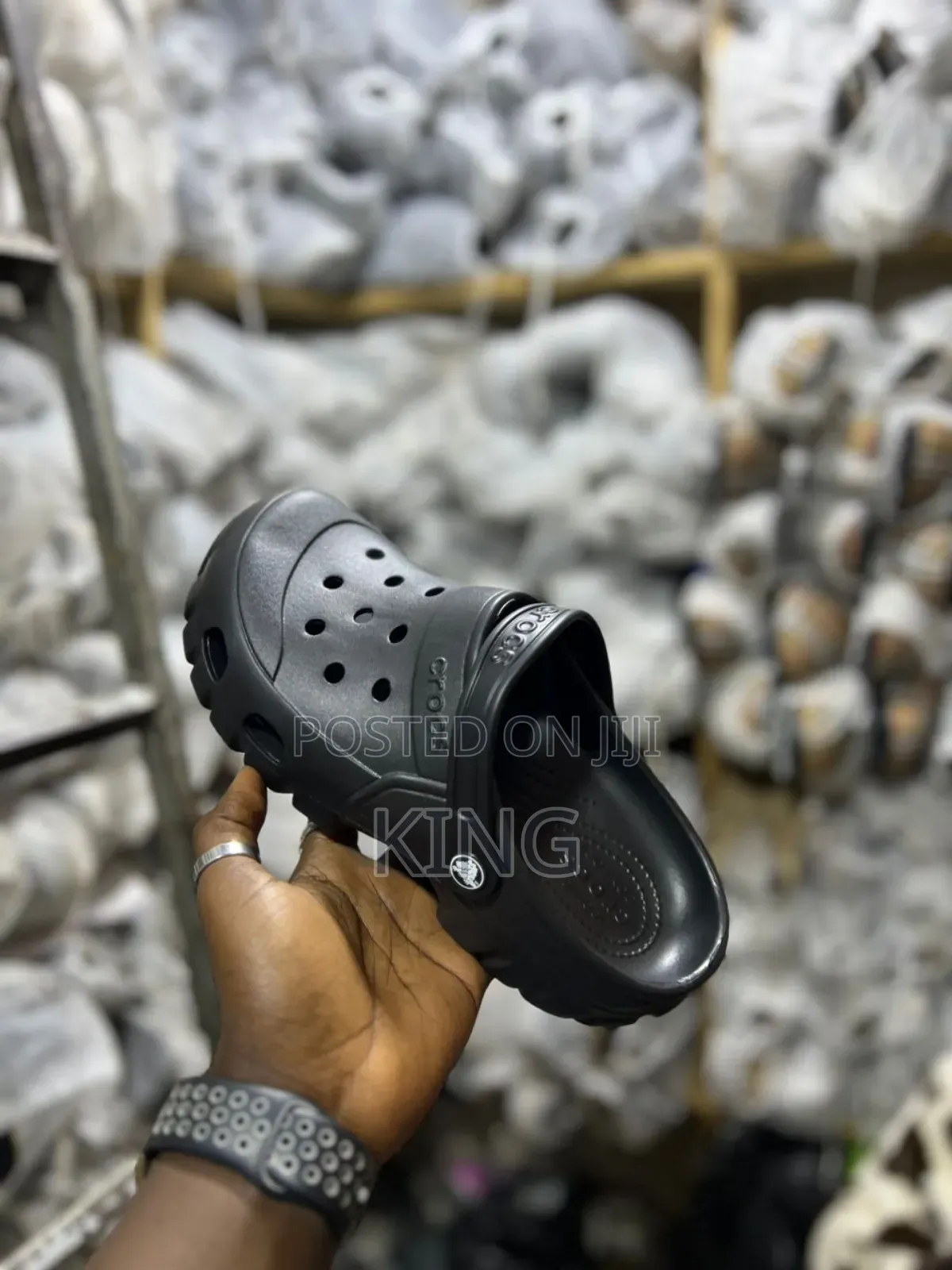 Flacko Black Crocs
