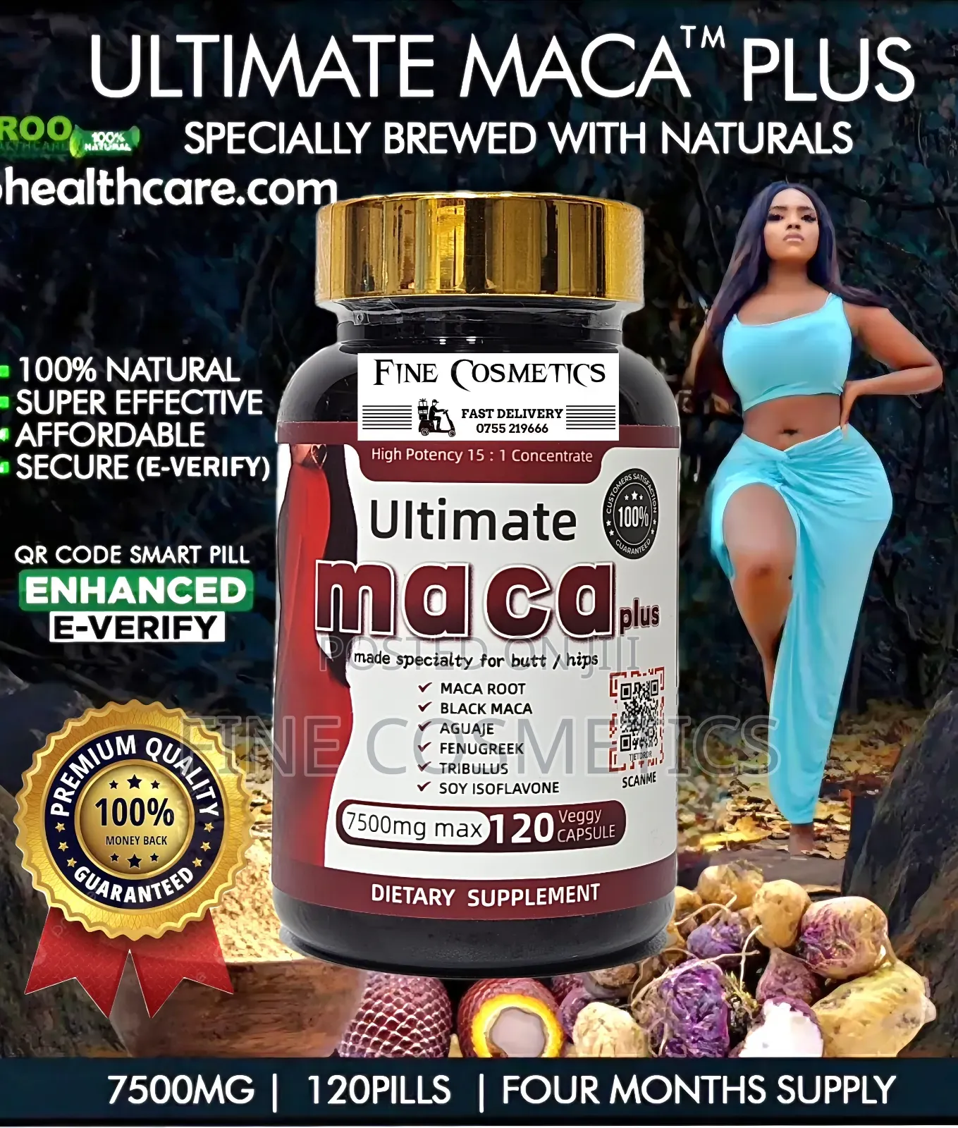 Original Ultimate Maca Plus |Hip and Butt Enlargement 120pcs