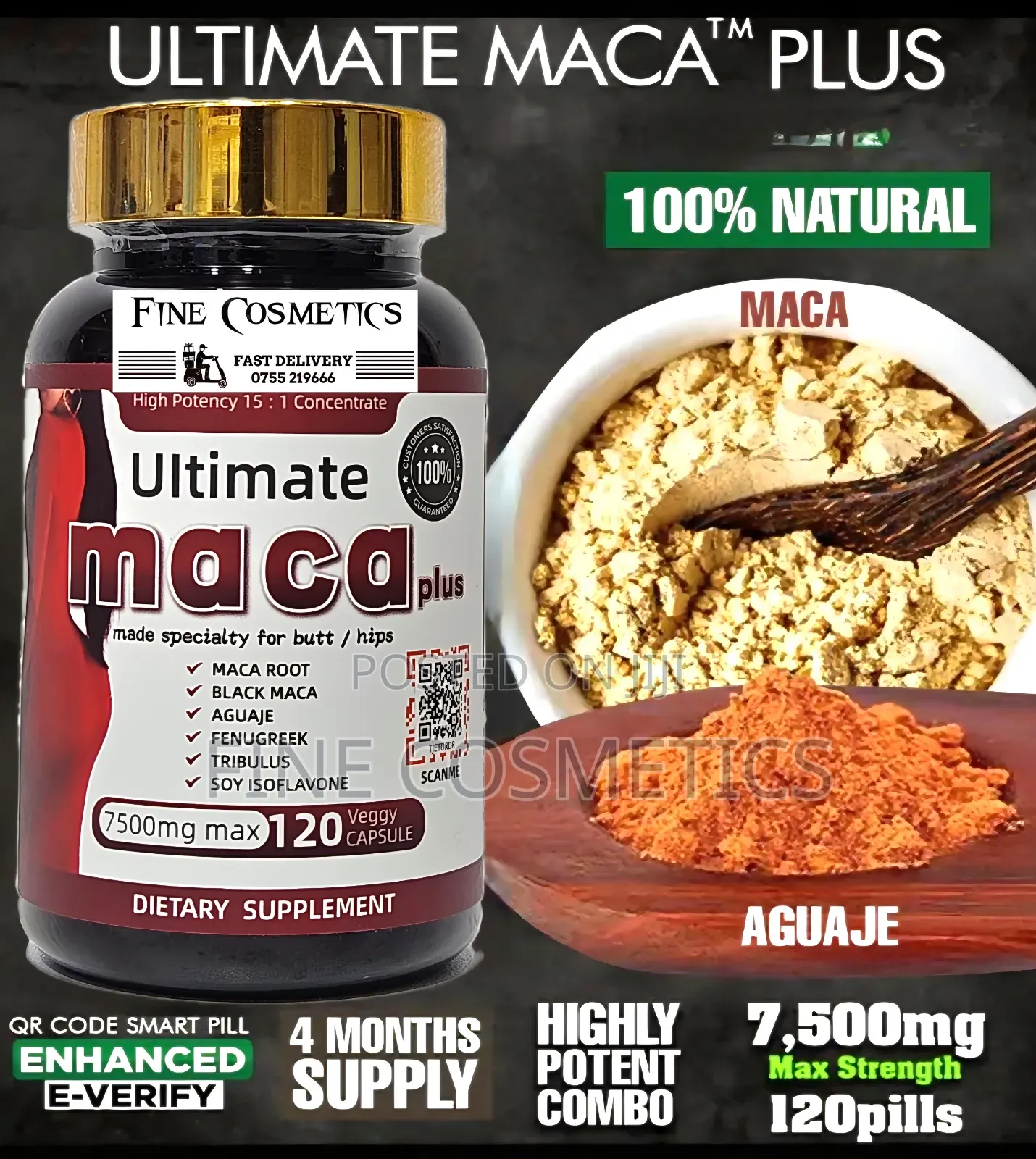 Original Ultimate Maca Plus |Hip and Butt Enlargement 120pcs