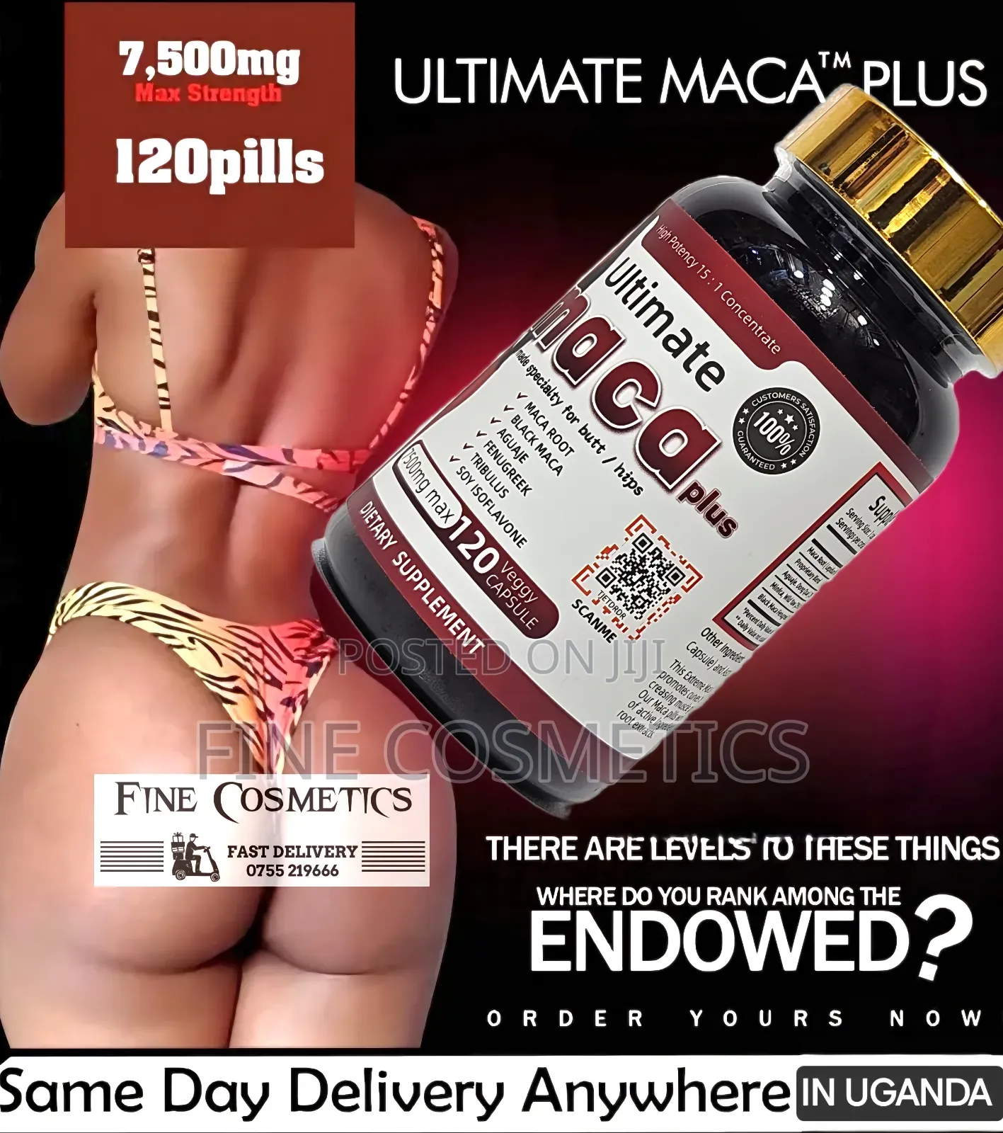 Original Ultimate Maca Plus |Hip and Butt Enlargement 120pcs