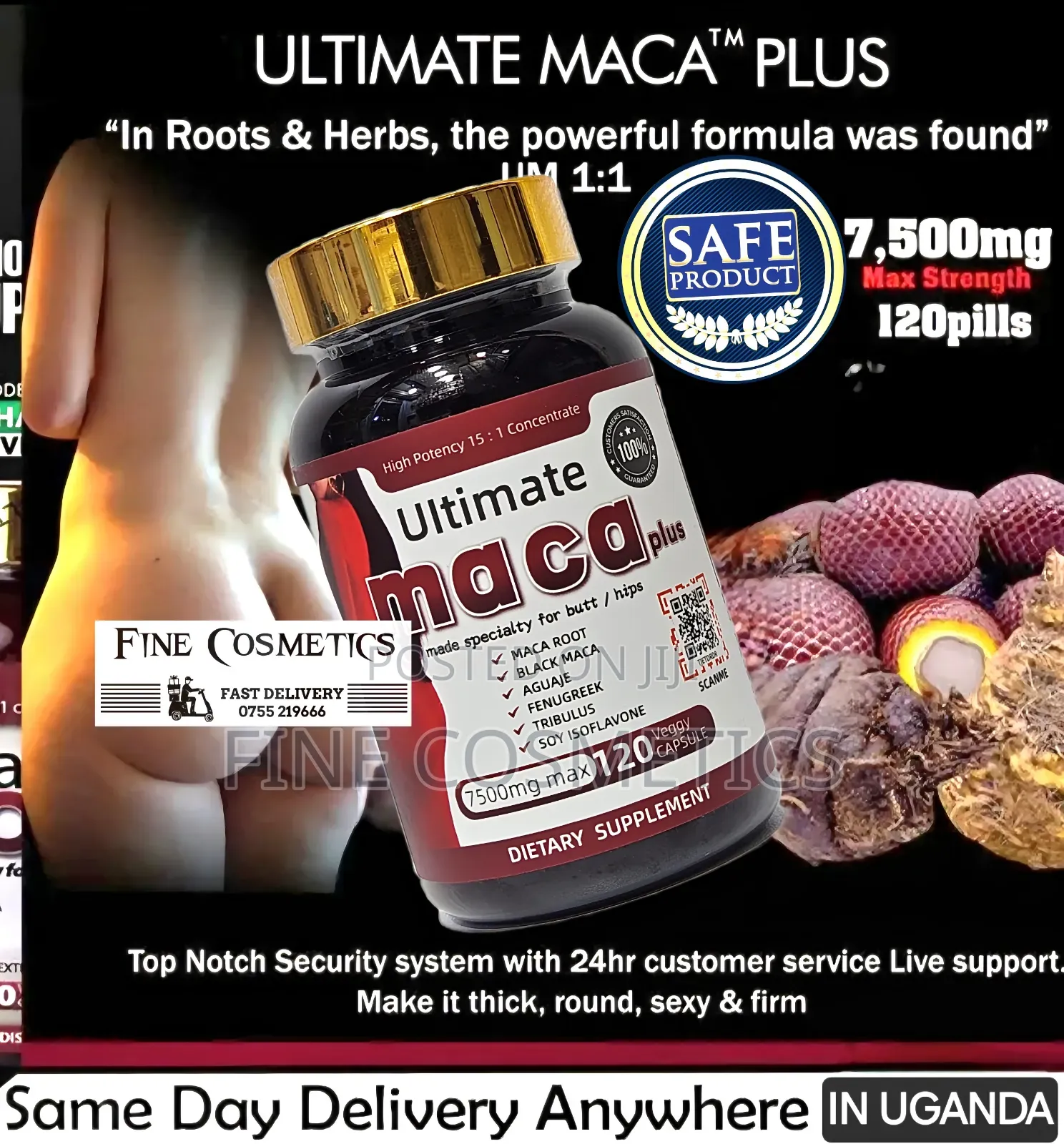 Original Ultimate Maca Plus |Hip and Butt Enlargement 120pcs