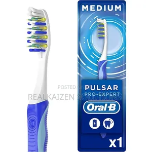 Pulsar Pro-Expert Manual Battery Bristle Vibrate Toothbrush