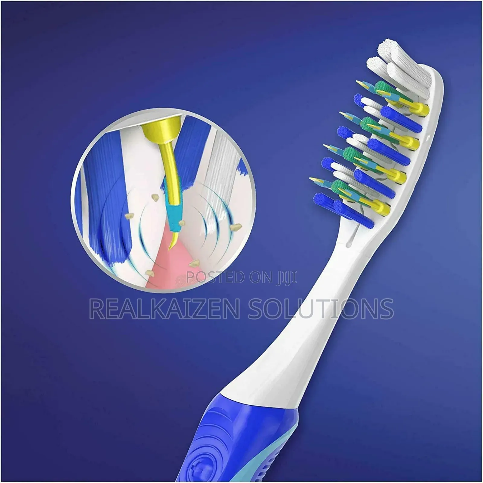 Pulsar Pro-Expert Manual Battery Bristle Vibrate Toothbrush