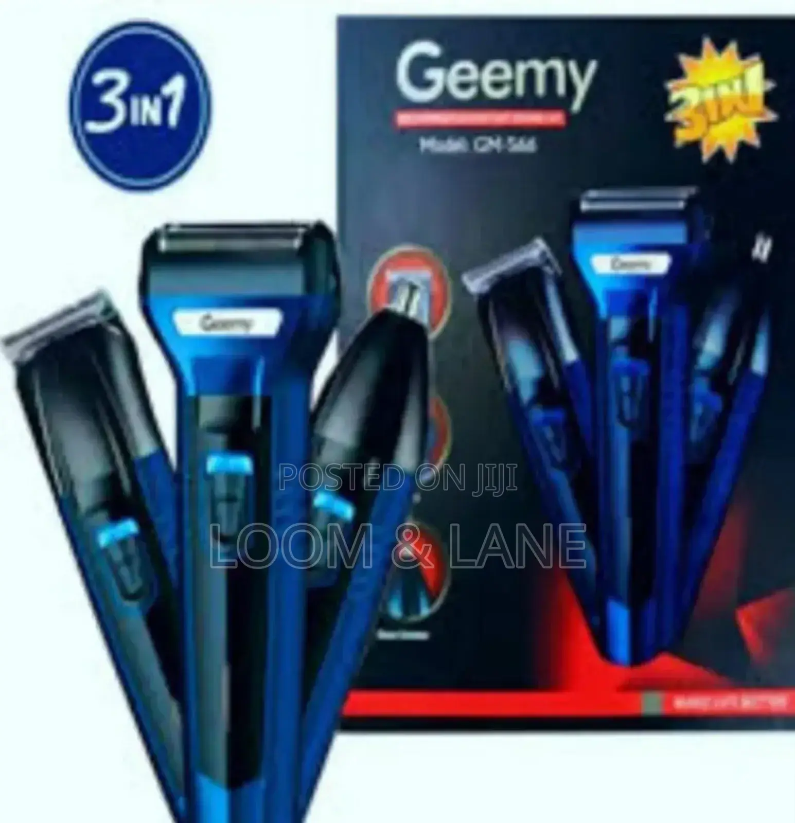 3in 1 Geemy Rechargeable Electric Shaver