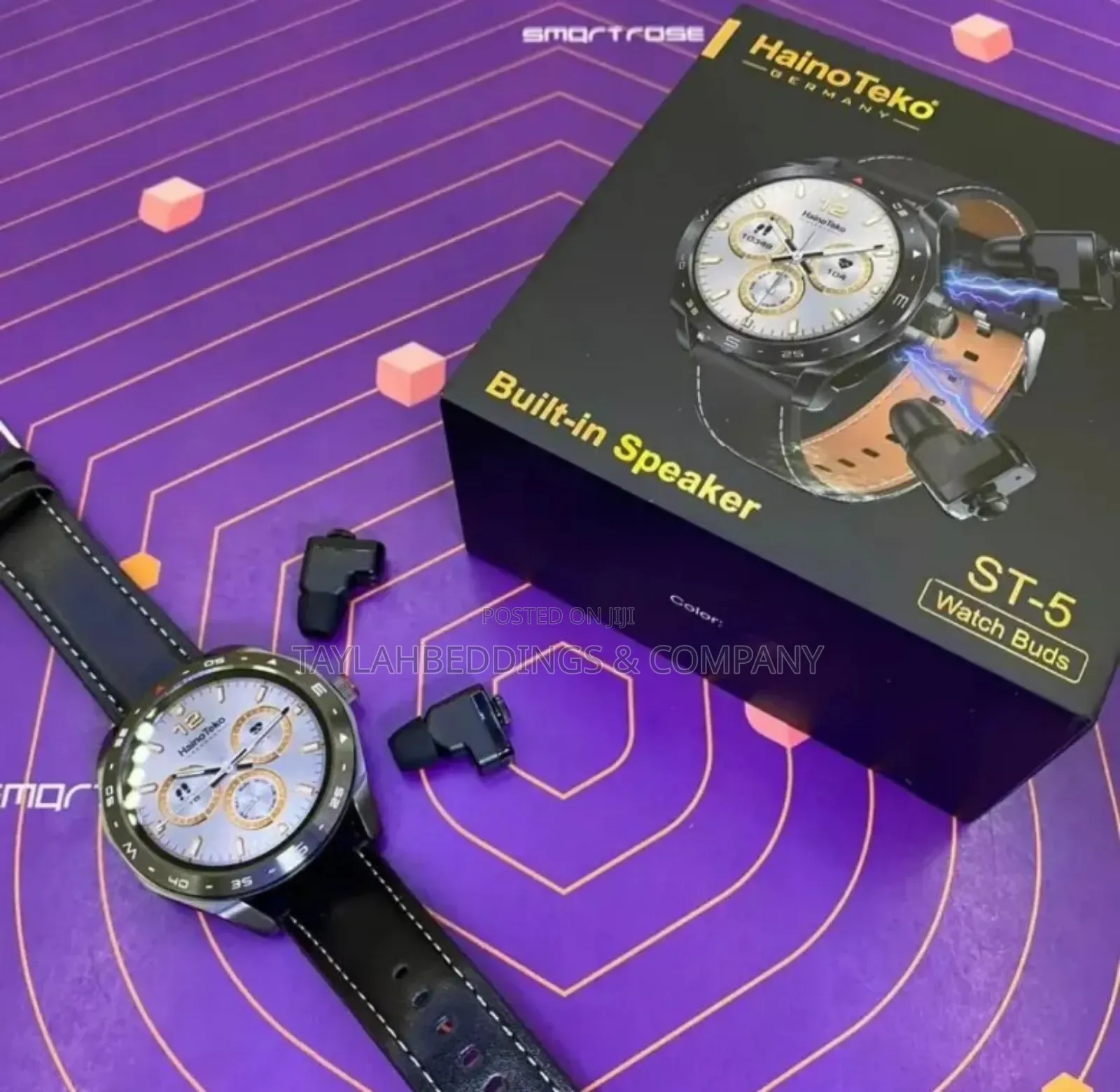 Haino Teko Watch Buds ST 5 With AMOLED Display 4GB Speaker