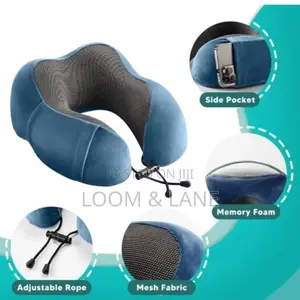 Comfortable Lightweight Memory Foam Neck Travel Pillow