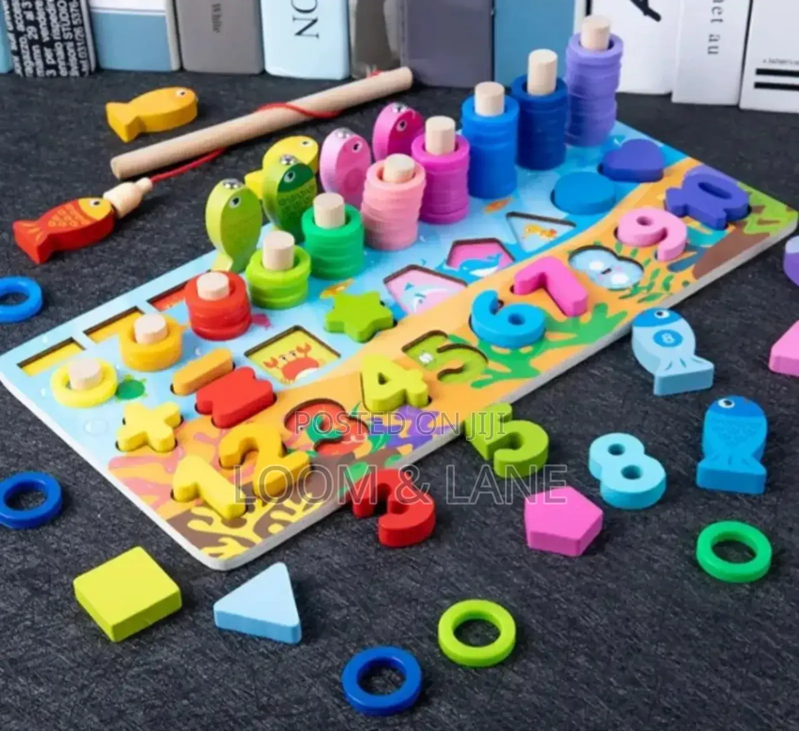 Educational Wooden Numbers/ Letters Board