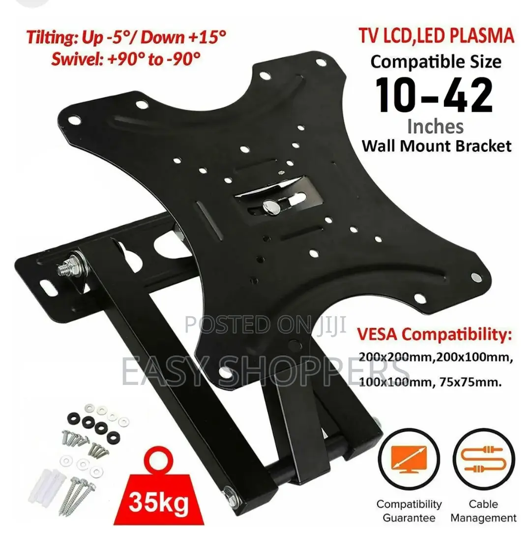 14"-42" Full Motion Wall Mount for LED, LCD Plasma Tv's