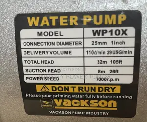 Water Pump 1 Inch(Vackson)