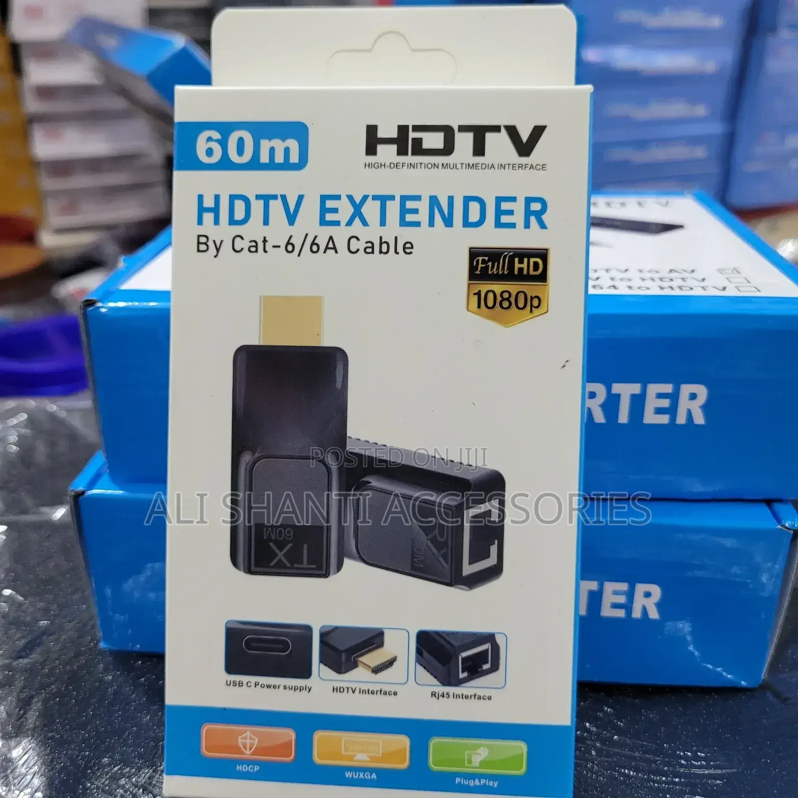 60m HDTV Extender
Bycat-6/6a Cable