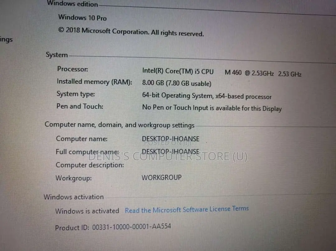Laptop HP EliteBook 8440w 6GB Intel Core I7 HDD 500GB
