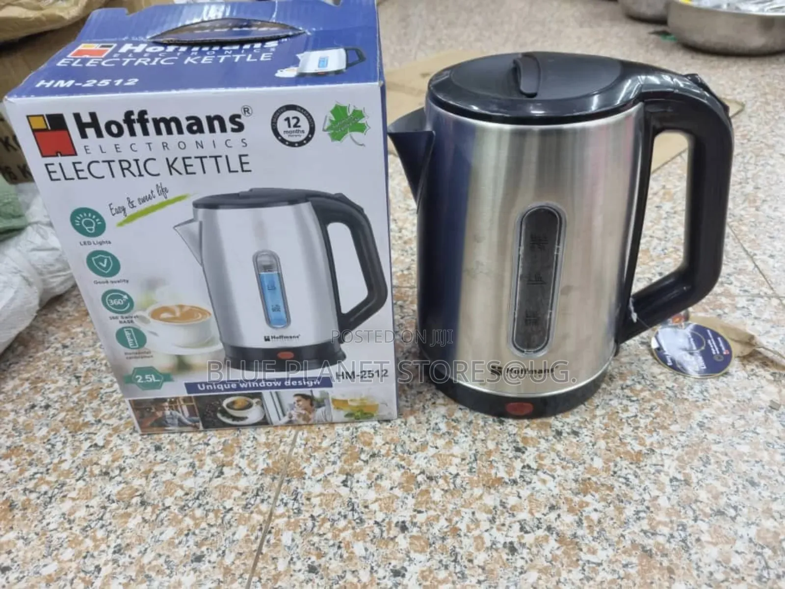 HOFFMANS 2.5 Litres Electric Kettles \\ 2000w \\ HM_2512.