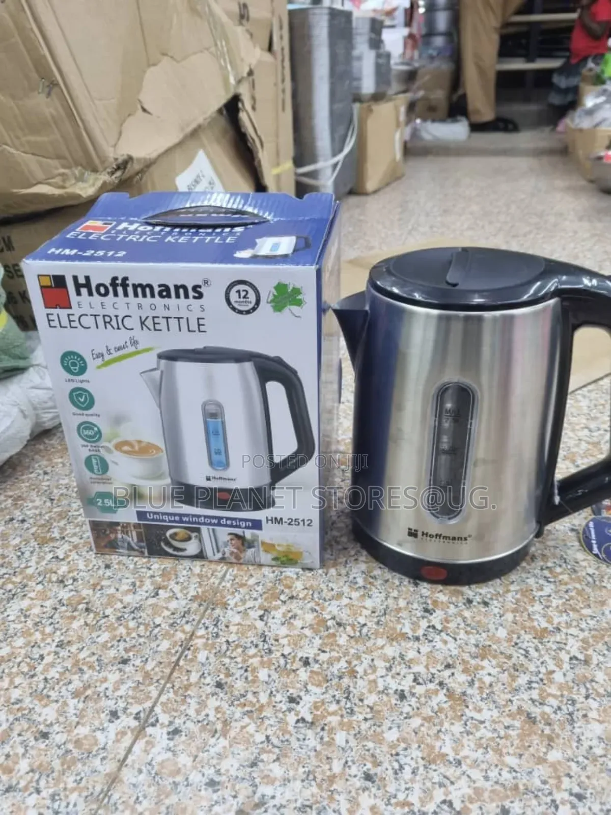 HOFFMANS 2.5 Litres Electric Kettles \\ 2000w \\ HM_2512.