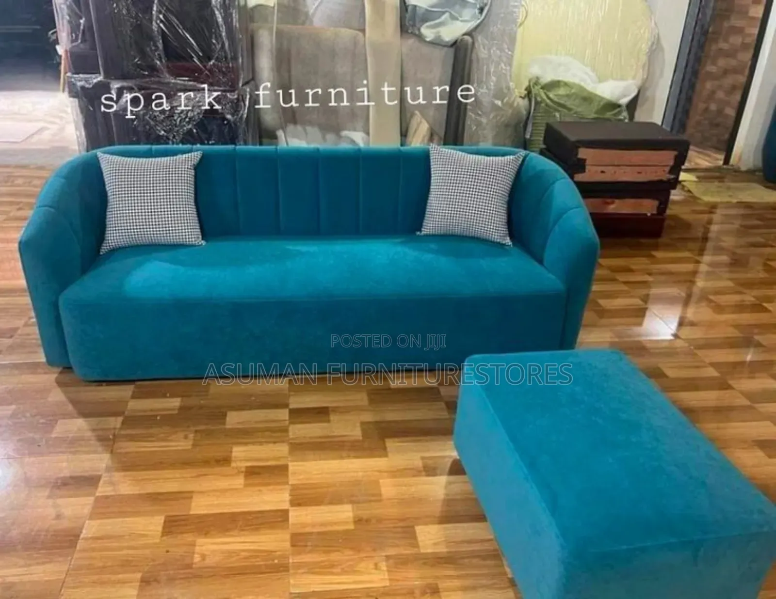 Standard 3seater Sofa Set With Puff Call Us On