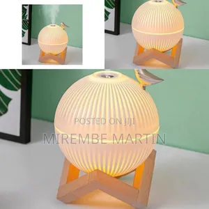 Portable Air Humidifier With Wooden Stand