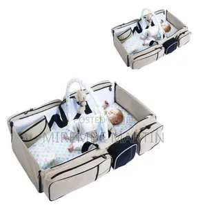 2 in 1 Baby Diaper Bag , Travel Bed