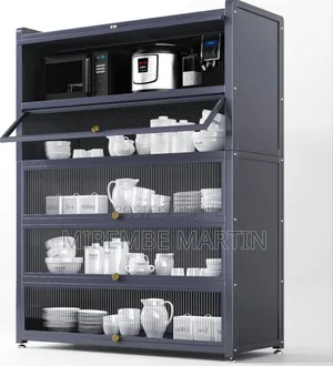 Kitchen Storage Metallic Cabinet