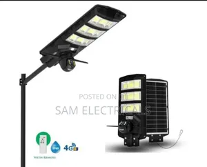 Solar Street Light With 4G Camera