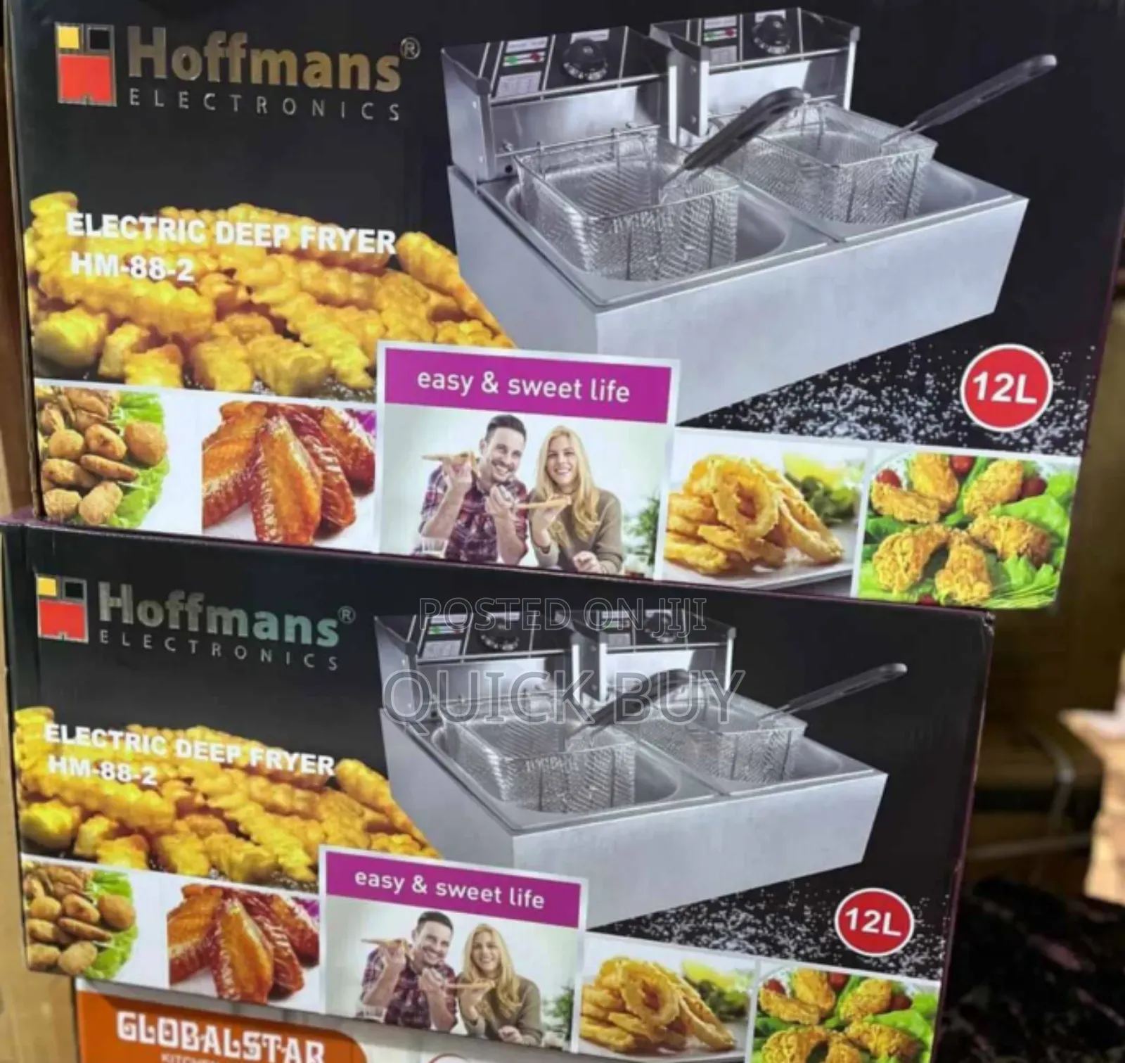 Stainless Quality Hoffman Electric Deep Fryer (12L)