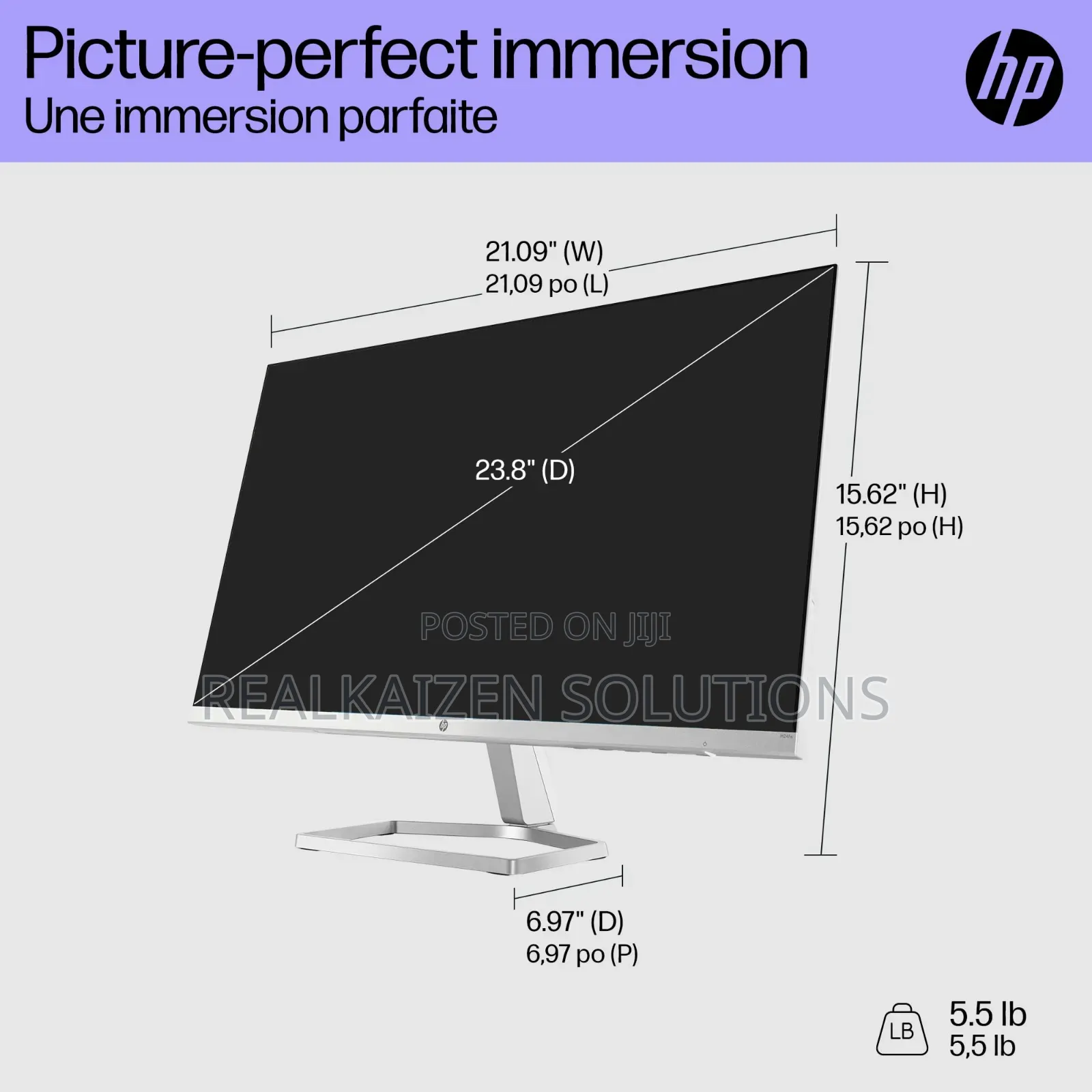 HP 24-Inch FHD IPS Monitor With AMD Freesync Technology