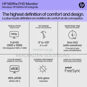 HP 24-Inch FHD IPS Monitor With AMD Freesync Technology