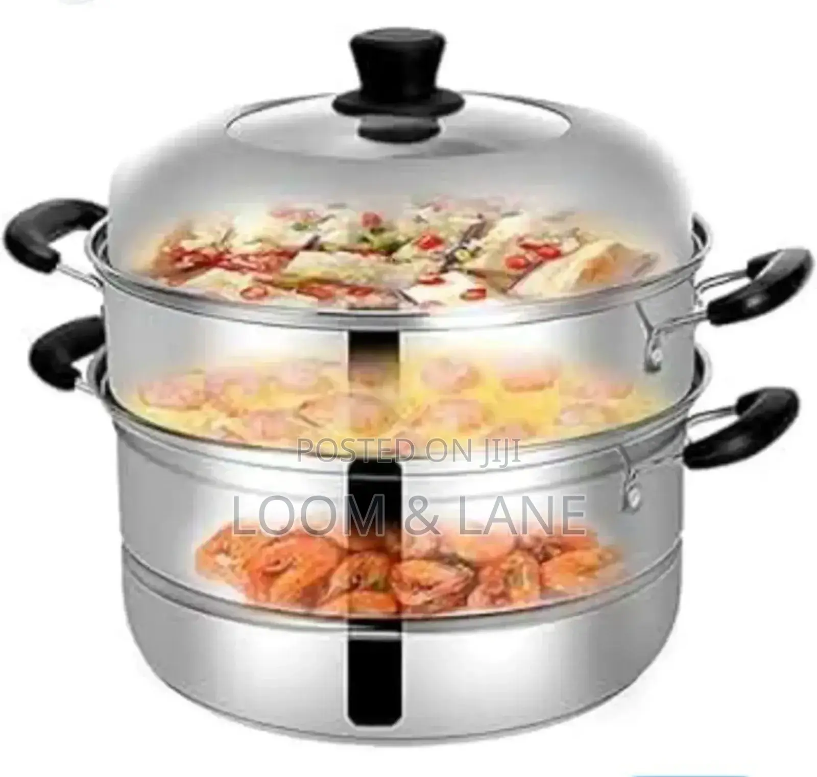 Electric Three Tier Steamer Stewing Pot