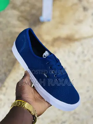 Original Blue Vans Off the Walls Sneakers