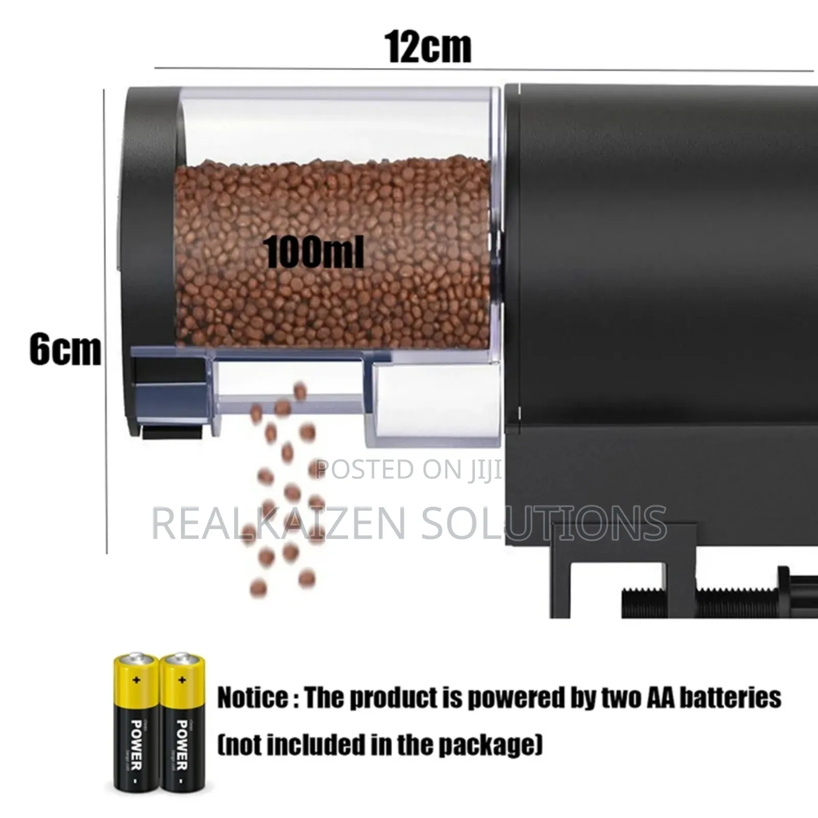 Automatic 100ml Adjustable Aquarium Fish Food Feeder