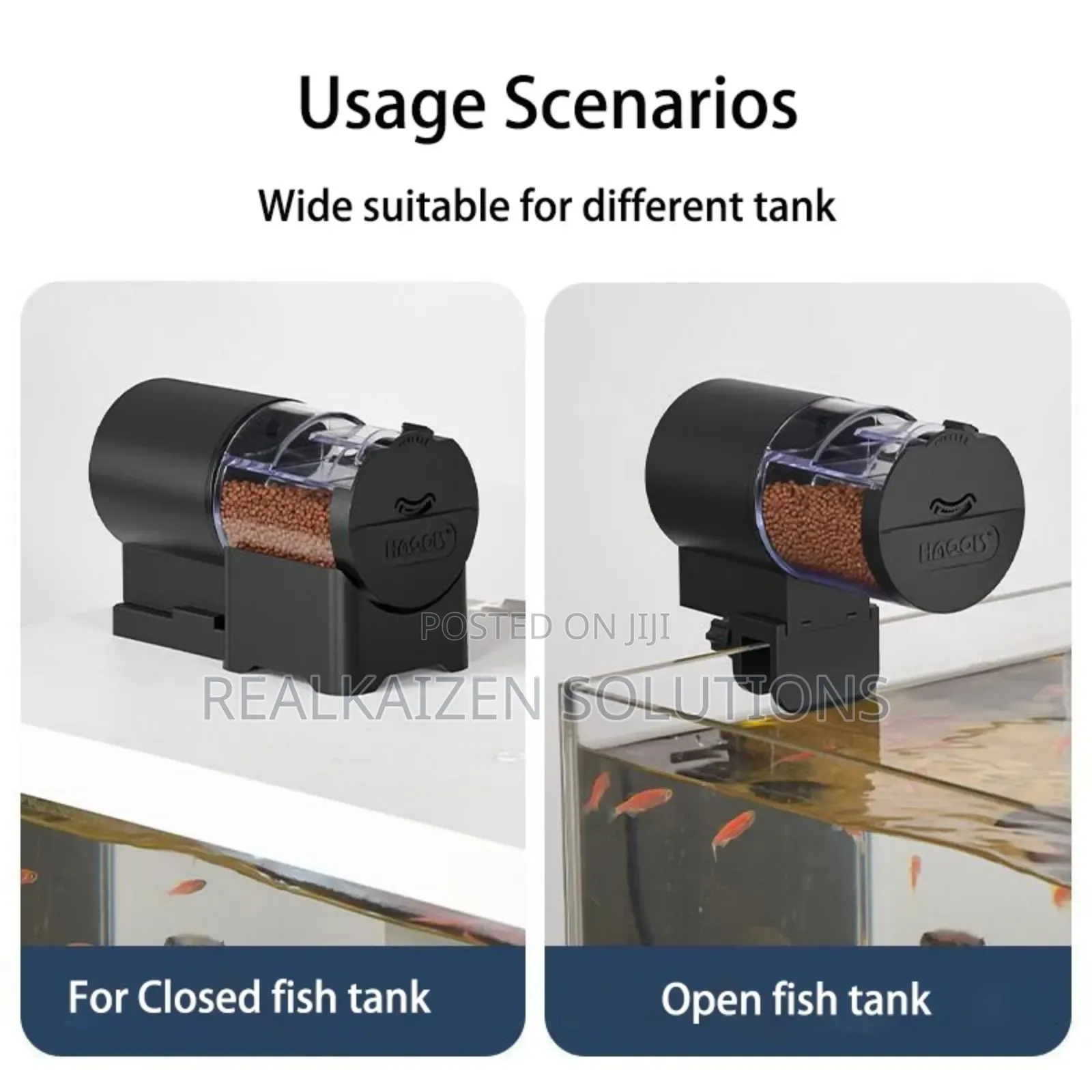 Automatic 100ml Adjustable Aquarium Fish Food Feeder
