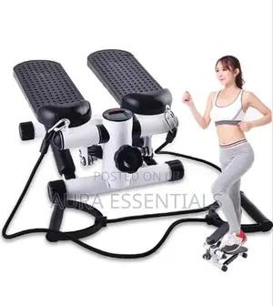 2 in 1 Stepper With Power Ropes