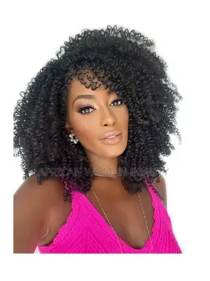 Afro Long Natural Curly Wig