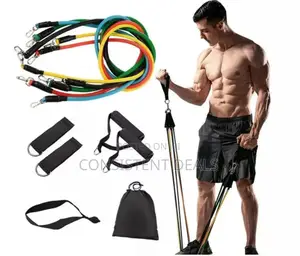 11 Piece Fitness Exercise Resistance Bands
