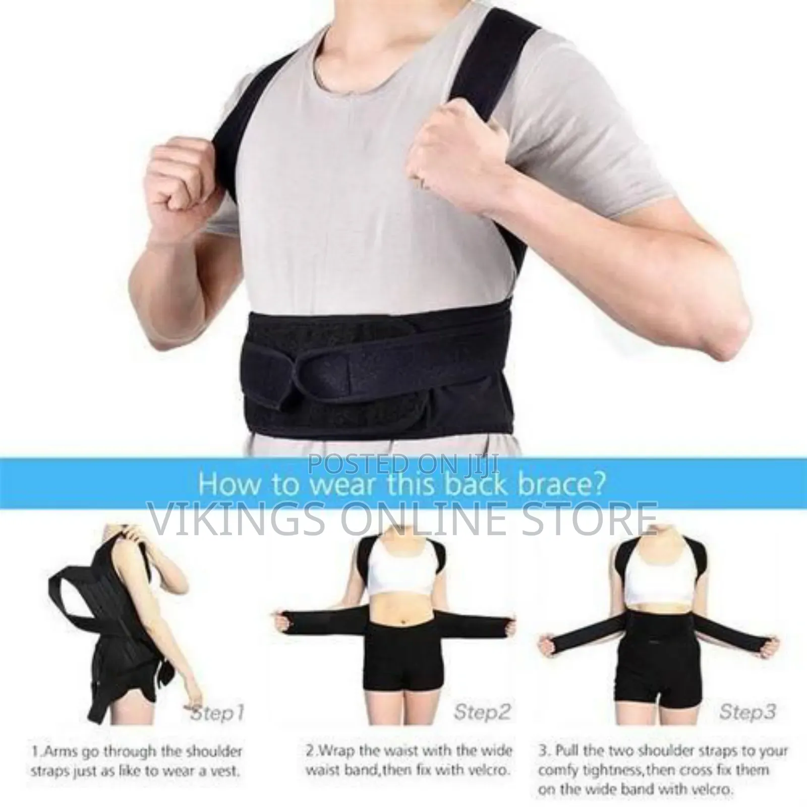 Posture Corrector Shoulder/Waist/Back Pain Relief Strap