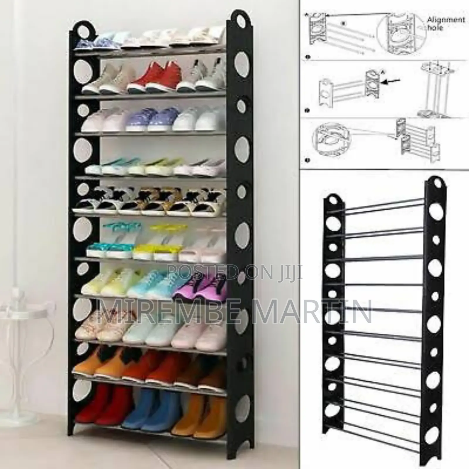 Home Use Metallic Shoe Rack
