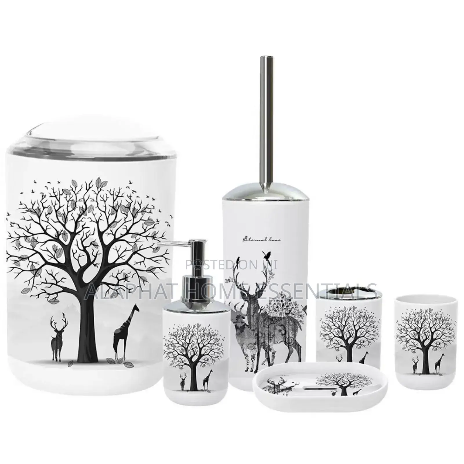 6 Piece Bathroom Accessories