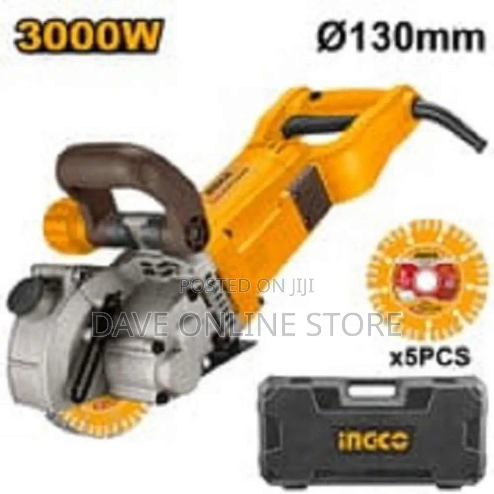 INGCO Wall Chaser Power Tool 3000W WLC30001 -Orange / Silver