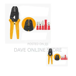 INGCO Ratchet Crimping Plier-Yellow