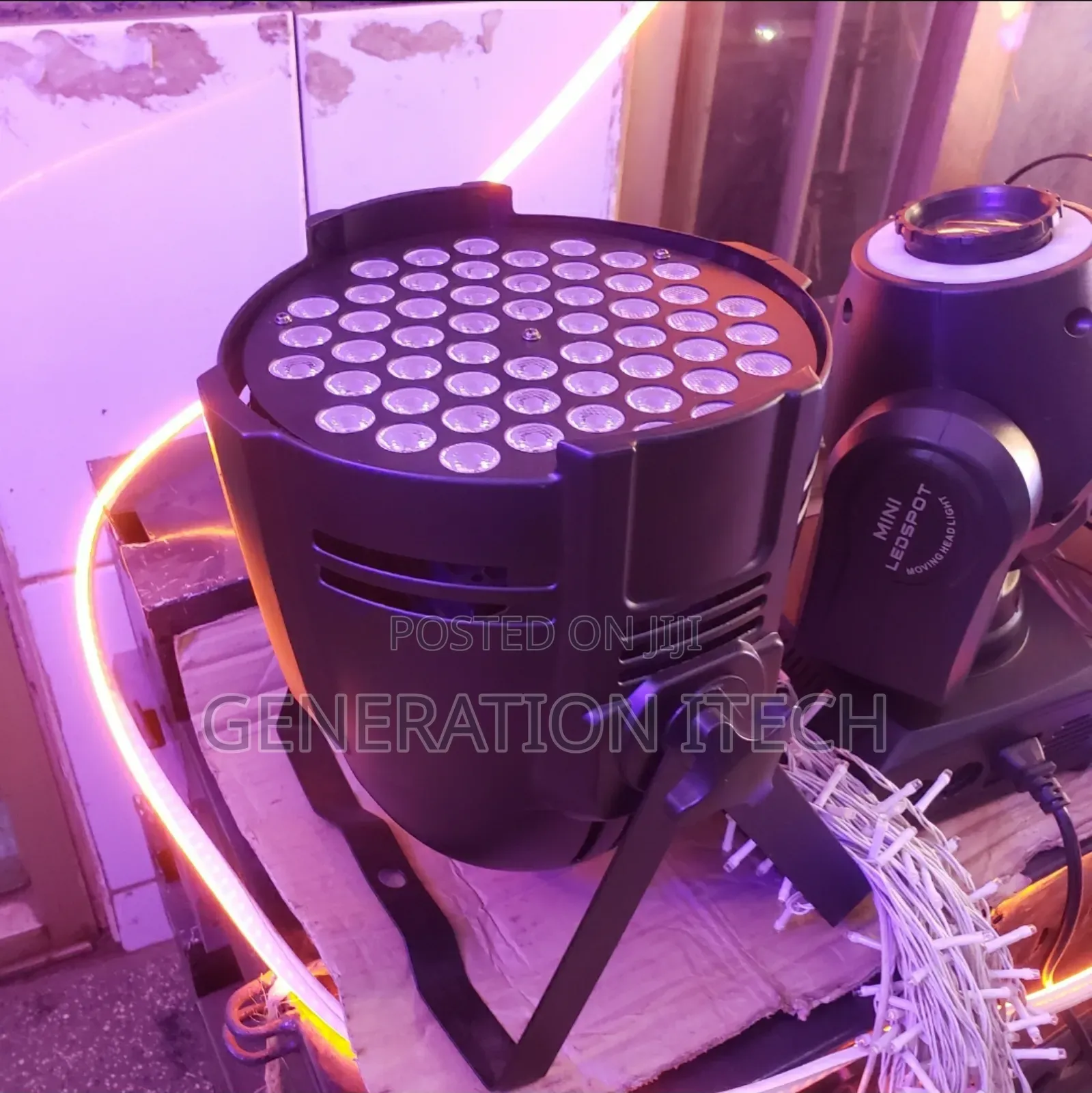 Multi Colour Led Par Cans - Power Cans