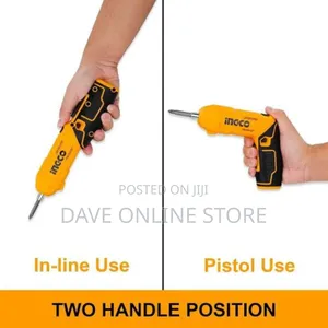 INGCO 4V Screwdriver, Rechargeable Power Drill Driver Set
