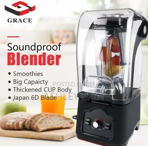 Heavyduty Durable Blade Quiet Sound Proof Blender